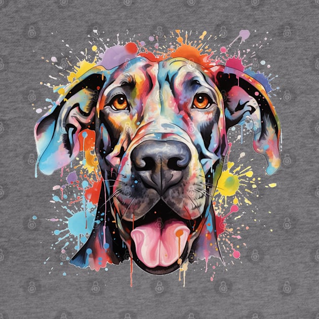 Great Dane Art by CunninghamWatercolors